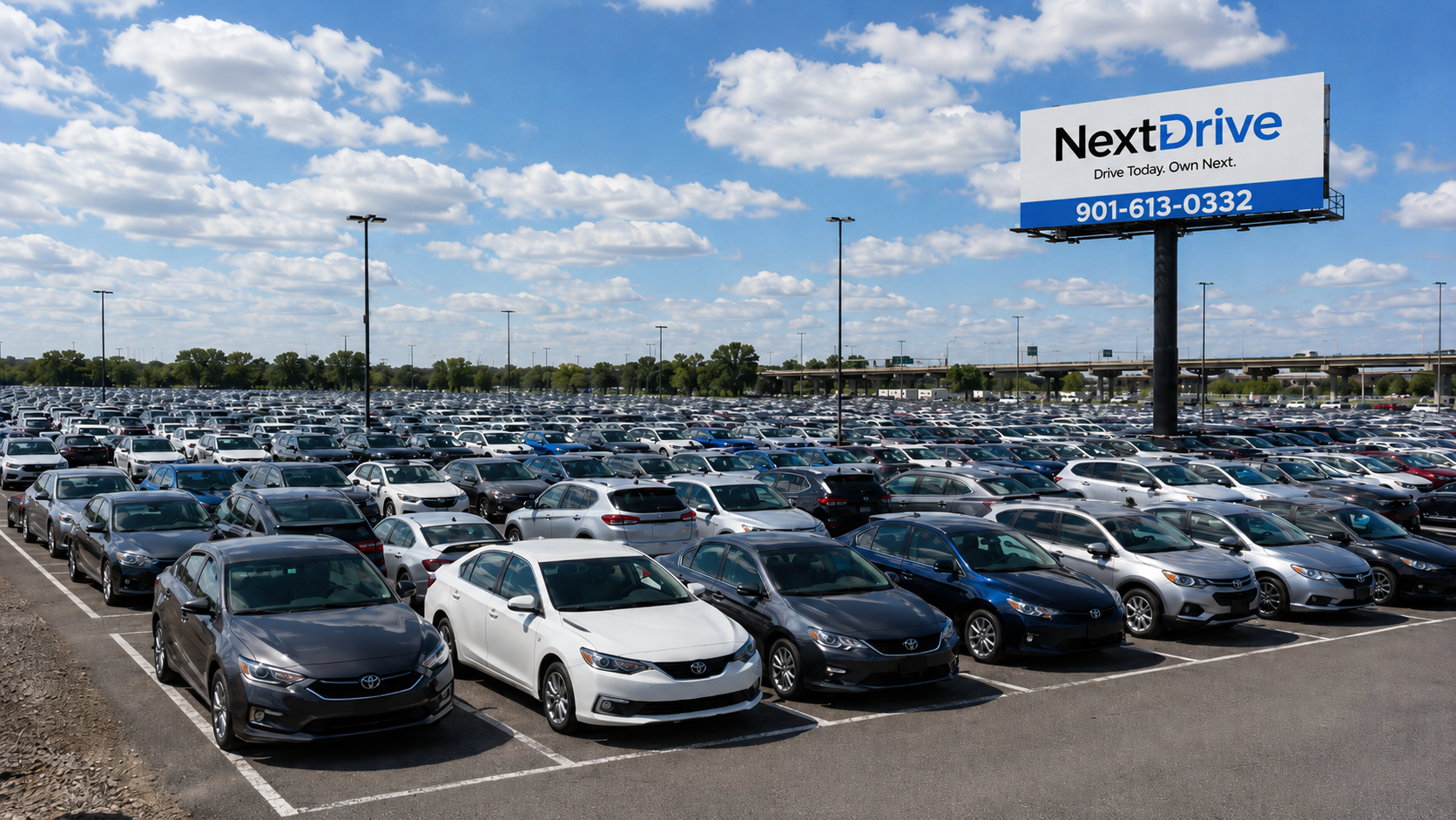 NextDrive fleet of affordable rental cars in Memphis